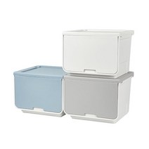 루맥스 큐브 4개 1세트 시스맥스 수납 리빙박스, 민트