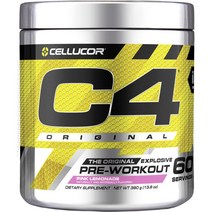 (1주일배송) 오리지널 C4 핑크 프리 워크아웃 레모네이드 셀루코어, 390g × 1개