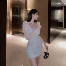 HQINT 여성 원피스 가을 봄 겨울 긴팔 반팔 롱원피스 미디원피스 캐주얼 정장원피스 하객원피스 하객룩 빅사이즈 여자 ZB-39892