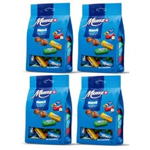 MUNZ 문츠 초콜릿 250g 스위스 미니 프랄린 스위스산 Munzli (1팩), 250g(4개 들이)