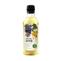 CJ제일제당 풍미 백설 건강을 생각한 요리유 튀김용 캠핑식용유 500ml 업소용 전부침 새우튀김 식용류오일, 6개