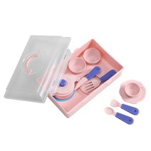 다인교구 말랑이 소꿉놀이 세트, 돼지핑크(12P)