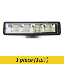 led 작업등 안개등 72W 자동차 작업 조명 LED 바 4x4 24 LED 작업 바 오프로드 SUV ATV 트랙터 보트 트럭 굴삭기 12V 24V led 콤보, [01] 72w 1pcs