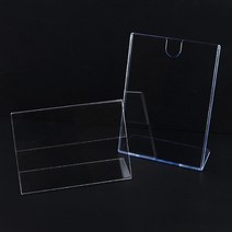 호프집 테이블광고 메뉴판 투명 케이스 종이홀더 pop 라벨 안내문 메뉴홀더, A5 세로