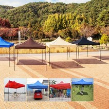야외용 캠핑 대형 천막 풀세트 바캉스 대형 캐노피 3x6, DZ천막3X6ㅡ블랙