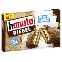 Ferrero Hanuta Riegel Milk & Nuts 독일 페레로 하누타 리글 밀크 앤 너츠 초코바 5개입 6팩