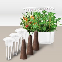 수경재배기 모종블럭 트레이 12p 리필 포트 씨앗 발아키트, 바스켓12p+모종블럭12p