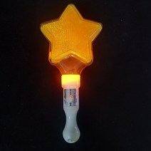 쓸데없는 야광 응원봉 빛나는 5 지적 스타 플래시 라이트 LED 스틱 요정 지팡이 응원 빛나는 장난감 부활, 03 orange