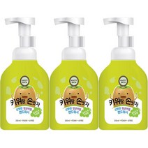 해피바스 키위랑 손씻자 버블핸드워시 250ml x 3개