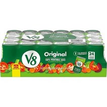 V8 오리지널 100% 야채 주스 163ml 24팩, 1개, 1ml