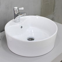 YJ-9008B 도기볼세면기 탑볼세면기세면대 세면기 세면볼 도기볼, CH 엔틱블랙 일반형 자동폽업, I트랩(바닥배수)