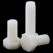 소형 미니 나사 너트 10pcs M3 M4 M5 M6 검정 흰색 나일론 육각 나사 플라스틱 볼트 윙 너트 완전 길이 6mm, 01 White_14 12mm_02 M4
