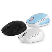 아이노트 FS-508RB 멀티페어링 무선 블루투스 저소음 마우스, 화이트