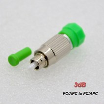 10PCS FC / APC Male Female Single Mode SM Fiber Attenuator Connector Fixed Type value 0-30db Optiona, 03 3dB_01 라인 커넥터
