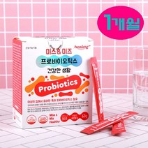 여성 질유산균 갱년기유산균 프로바이오틱스 분말 가루 락토바실러스 애시도필러스 모유유산균 특허 가세리 플란타룸 lgg 프락토올리고당 석류 장내유익균 생존 비만세균, 1개, 30스틱