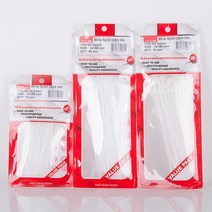 판매김치 완구류 포장용 케이블 타이 전선정리 가정, 5X350mm(11pcs)백색-낱개/co-00019