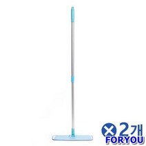ForU441 회전헤드 와이드 극세사 밀대청소기 업소용걸레 2개 체육관용걸레 마포걸레, 상세페이지 참조