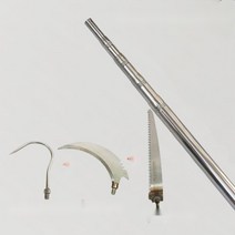 수초 제거기 낫 포함 세트 낚시 용품 5미터 수초대, D79 실버