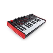 아카이 MPK 미니 플레이 MKII3 마스터키보드 미디키보드 키보드 컨트롤러 믹싱 마스터링 작곡 녹음 팟캐스트 스트리밍 스튜디오, 신형
