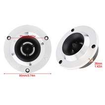 자동차트위터 차량우퍼 hifi스피커 2pcs 4 인치 자동차 트위터 스피커 8 옴 1500W 티타늄 총알 차량용 스테레오 수정, [01] 4 Inch, 01 4 Inch