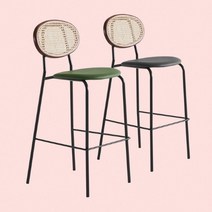 꼬모까사 [꼬모까사]페더 라탄 바체어 (2종색상), 그린/55cm(절삭요청)