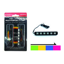 하이스타일 4색 RGB 6구 LED싸이키 무빙led 타입 파박이, 4.하이스타일 6구LED싸이키-블루, 1개