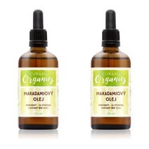 Curapil 바디 헤어 오일 마카다미아 Organics Huile De Macadamia Corps Et Cheveux 100Ml 2개