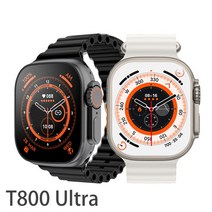 스마트 워치 블루투스 심박수 통화 Ultra T800, 검은 색