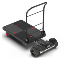 LIBOT 접이식 전동 카트 탑승식 충전식 이동 수레 이삿짐 택배 마트 트롤리, 03: 800W하중220KG