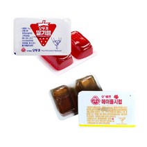 오뚜기 일회용 딸기쨈 디스펜팩 72개 + 메이플시럽 디스펜팩 48개, 1세트