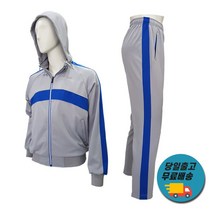 남여공용 후드집업 트레이닝복 상하의세트 HJP2061 운동 편한 데일리 체육복 괜찮은 그레이