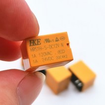 전기릴레이 부품 5PCS 산업 전자 회로 보드 DIY 3A hrs1h-s-dc5v / 12v-24v hke 릴레이 변환 6 핀 4100f 12, 02 HRS1H-S-DC12V-3A