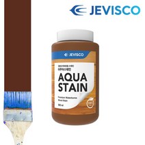 508 셀프 도배 제비스코 0.5L 벚나무 아쿠아스테인 항균 수성 가구 목재 나무 벽지 페인트 칠 탄성코트 젯소