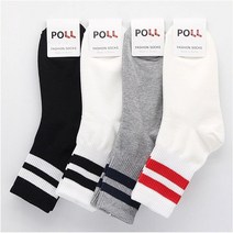 양말브랜드 3켤레 가을 굵은 목 면 발목 여자