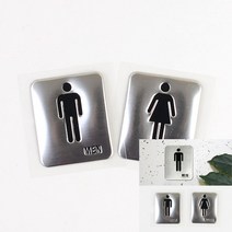 남여 사각 돔사인 남자 안내판 안내표지판 입체간판 미니간판 미니간판 안내표지판, 여자