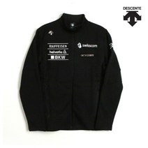 데상트 M 데상트후드집업 UQC SM323SFT91-BLK 남녀공용 스위스 스키팀 기모 트레이닝 집업