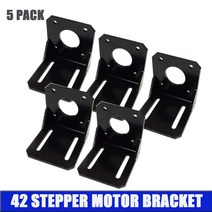 스탭 모터 감속기 서보모터 브래킷 액세서리 NEMA 17 스테퍼 지지대 장착 L 타입 마운트 42 스테핑 Nema17 홀더, [03] 5 pcs bracket