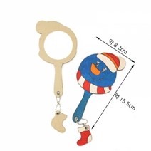 기타 MDF DIY 손거울 [눈사람과 양말] 100개 [낱개수량확인]