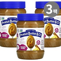Peanut Butter & Co. 피넛버터앤코 피넛 버터 스프레드 시나몬 스월 454g 3개