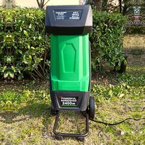 목재 파쇄기 잔가지 파쇄기 톱밥 기계 목재 농기계, 2400W 단일 본품