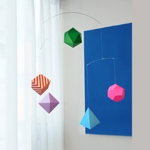 DIY 다면체 모빌 만들기 정다면체 와이어모빌, B.보석 다면체