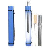 캠핑용 꼬치 보관 가능 원형 낚시 찌통 바다찌낚시 찌보관 낚시소품케이스 낚시박스 막대찌통 원형찌통