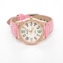 저비샵 여자 학생 손목 시계 CY101 파스텔톤의 대담한 디자인
