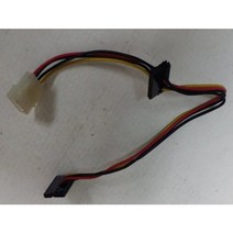 내부전원케이블 IDE 4P 숫 to SATA전원 2port 암 30Cm
