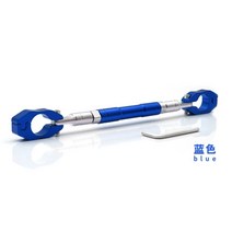 핸들 크로스바 스트럿바 멀티바 튜닝용품 오토바이 바이크 PCX 봉지걸이 거치대 가로바 브라켓 연결바 댐퍼, 핸들 크로스바_파랑