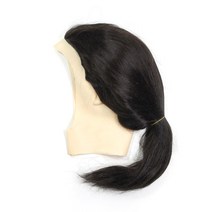 피가발 33번 (인모 100% 18인치) / 국가고시용 커트 아이롱(매직기) 드라이 펌 염색 가능, 1개