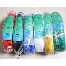 UL3239 3KVDC 22AWG 실리콘전선 White (0.08mm소선)-Roll판매, 1개