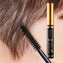 국산 눈썹 새치 커버 틴트 스틱 건조빠른 옻안타는 헤어 흰머리 염색 간편 마스카라, 흑갈색, 새치커버