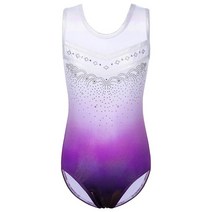 요가매트 체조 착지 매트 낙법 구르기 체육관 높이점프 유도 baohulu teens ballet leotard for girls sleeveless gymnastics wear, b254 화이트퍼플, 14a