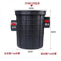 PVC 오수받이 뚜껑 PE 맨홀 하수구 저장통 빗물저류조 빗물 악취차단, 01